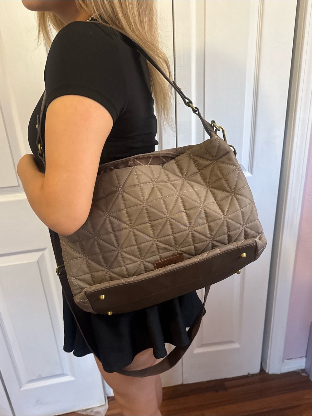 Wrangler quilted large tote bag
